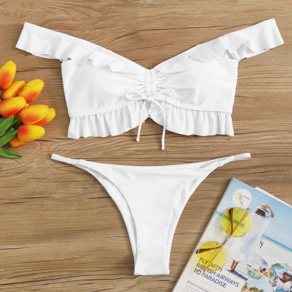 NEVER WORN!! White bikini from SHEIN